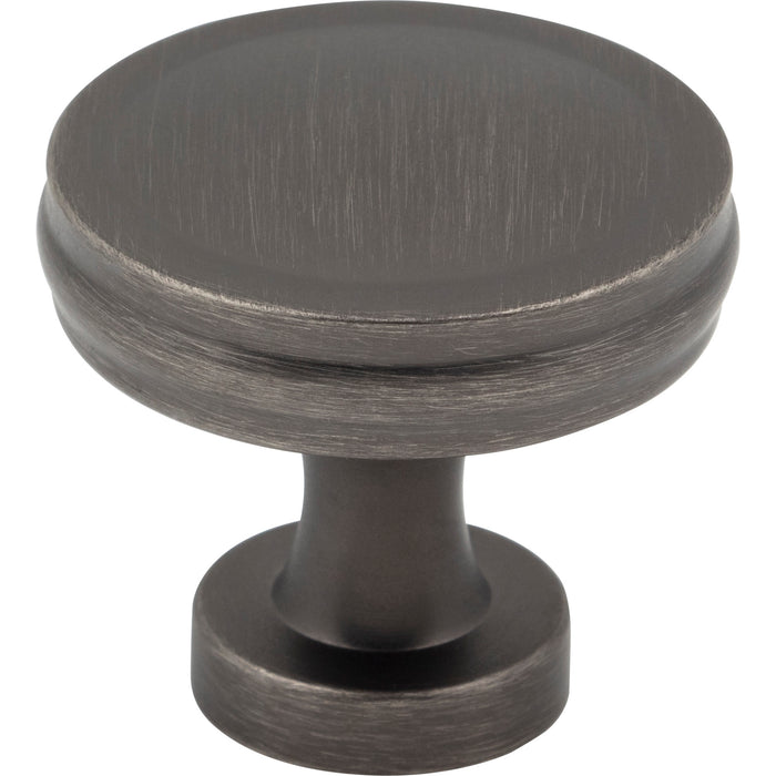 Jeffrey Alexander 132BNBDL Jules 1-3/8" Diameter Round Knob Brushed Pewter