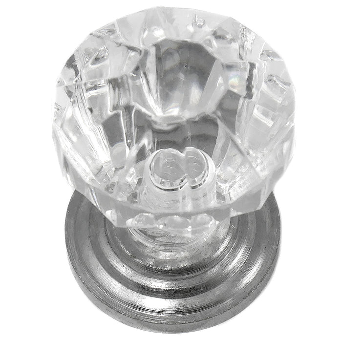 Paradise Bathworks 82026 1" Acrystal Knob - Acrylic w/ Polished Chrome Base