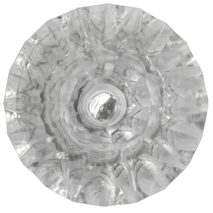 Paradise Bathworks 82026 1" Acrystal Knob - Acrylic w/ Polished Chrome Base