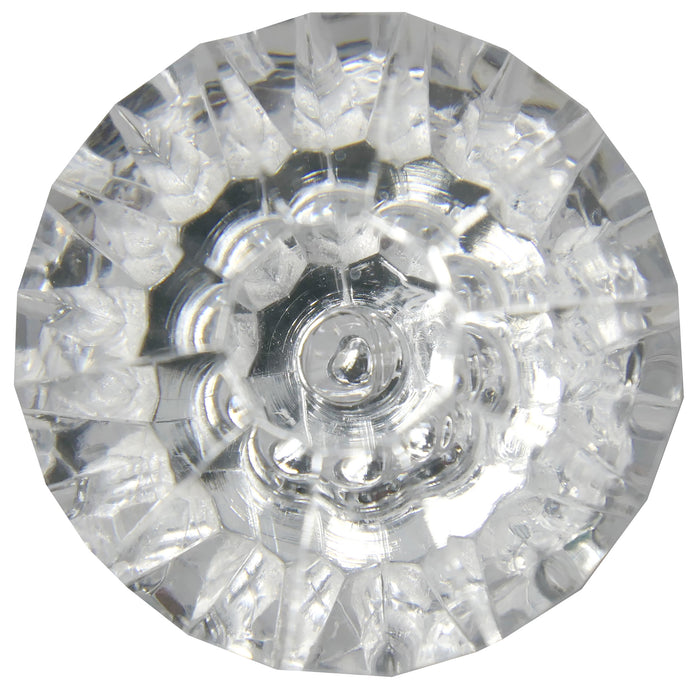 Paradise Bathworks 82126 1 1/4" Acrystal Knob -w/ Polished Chrome Base
