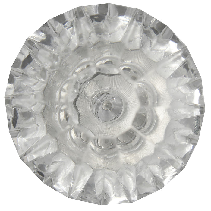Paradise Bathworks 82159 1 1/4" Acrystal Knob -w/ Satin Pewter Base