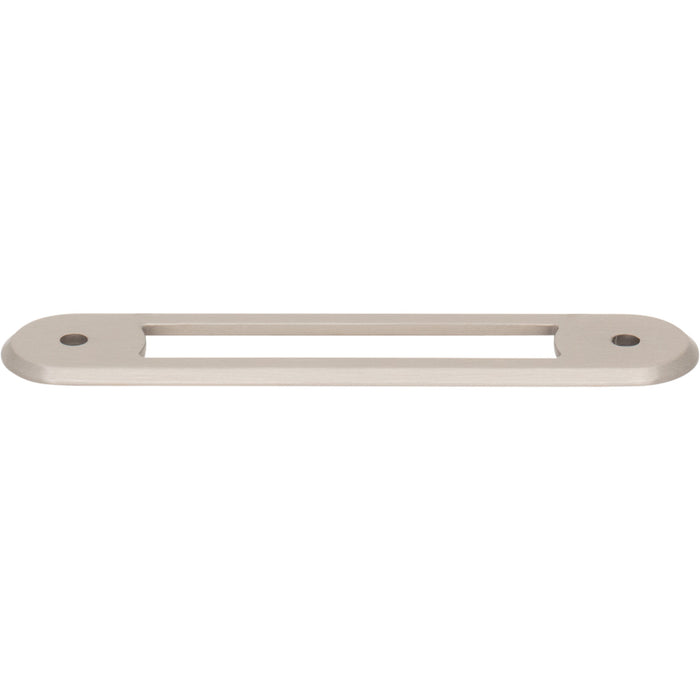 Top Knobs TK3352BSN Brockwell 3 3/4" Center to Center Pull Backplate Brushed Satin Nickel - KnobDepot