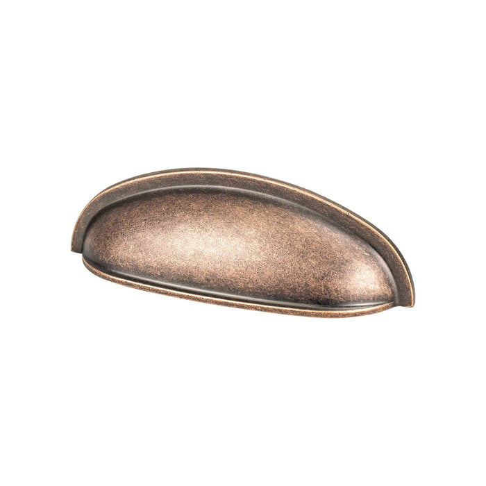 Berenson 8339-10WC-P Folklore 3 inch CC Weathered Coppper Cup Pull Weathered Copper