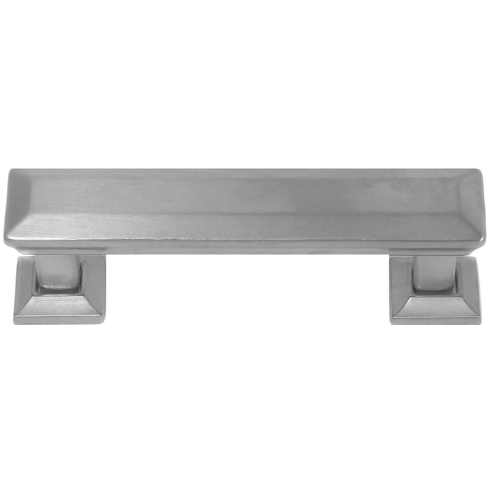 Paradise Bathworks 83728 5" Pull with Back Plate - Poise - Satin Nickel