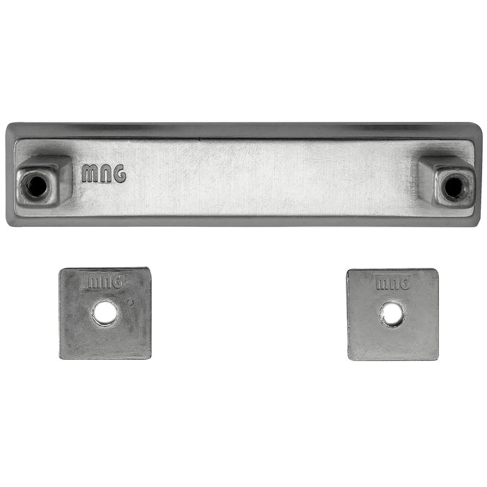 Paradise Bathworks 83728 5" Pull with Back Plate - Poise - Satin Nickel