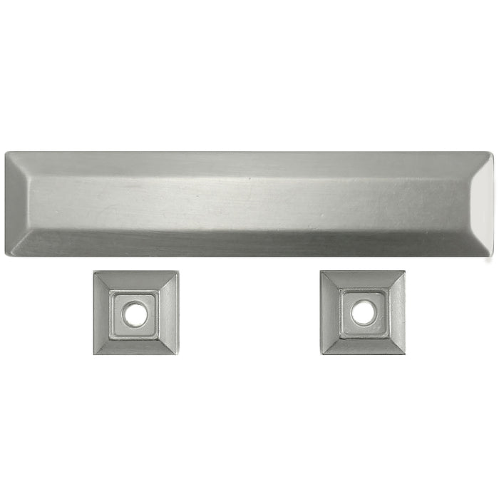 Paradise Bathworks 83728 5" Pull with Back Plate - Poise - Satin Nickel