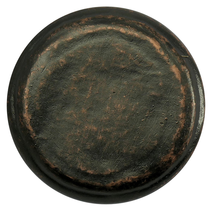 Paradise Bathworks 84365 Large Button Knob - Riverstone - Dark Antique Copper