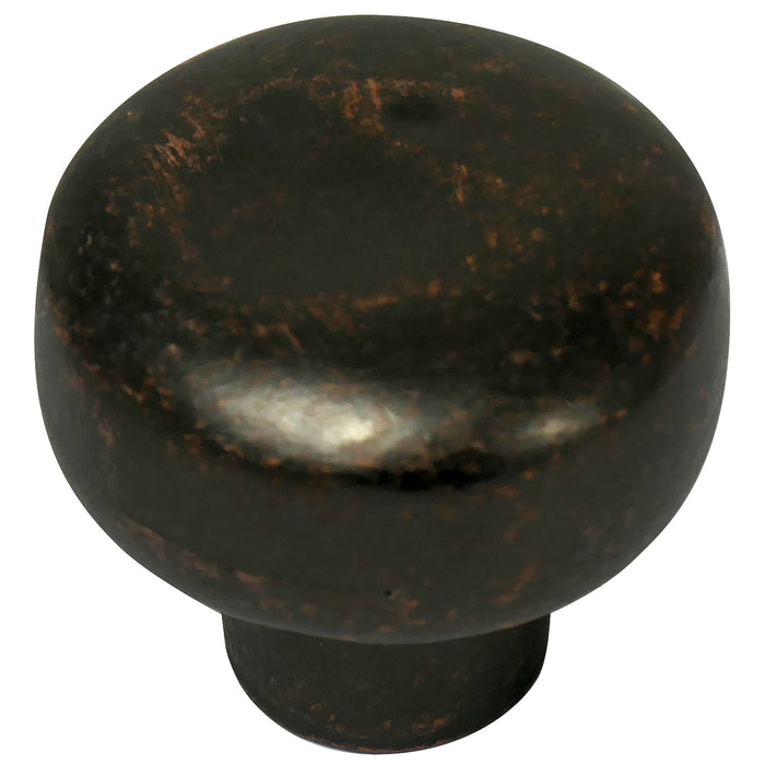 Paradise Bathworks 84465 Large Round Knob - Riverstone - Dark Antique Copper