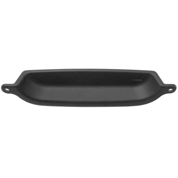 MNG Hardware 84820 6" Cup Pull - Riverstone - Matte Black