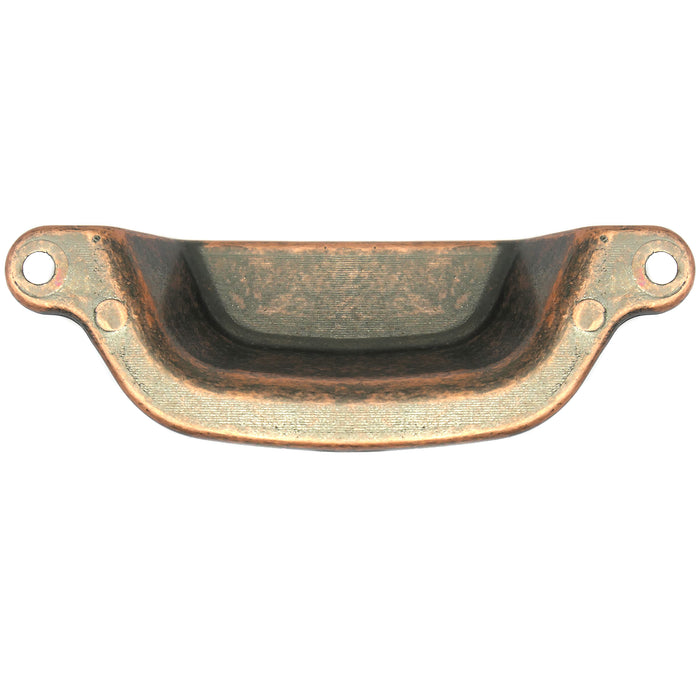 Paradise Bathworks 84865 6" Cup Pull - Riverstone - Dark Antique Copper