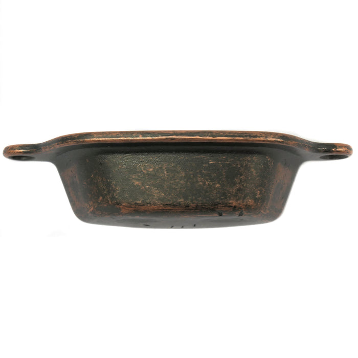 Paradise Bathworks 84865 6" Cup Pull - Riverstone - Dark Antique Copper