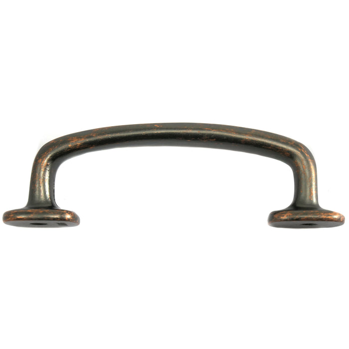 Paradise Bathworks 84965 8" Pull - Riverstone - Dark Antique Copper