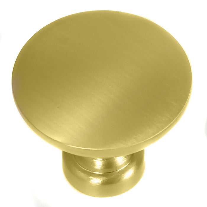 MNG Hardware 86004 Soho Knob - Matte Brushed Brass