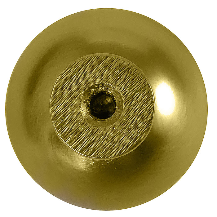 MNG Hardware 86004 Soho Knob - Matte Brushed Brass