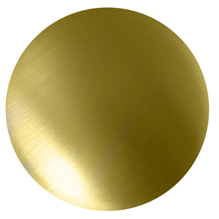 MNG Hardware 86004 Soho Knob - Matte Brushed Brass