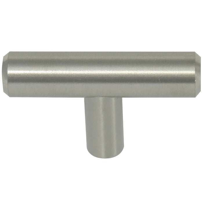 Paradise Bathworks 59918 2" Melrose T- Bar Knob In Satin Nickel - Pack Of 10  (87013)