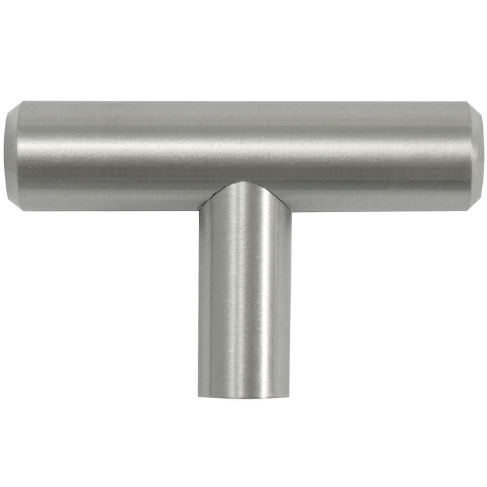 Paradise Bathworks 59918 2" Melrose T- Bar Knob In Satin Nickel - Pack Of 10  (87013)