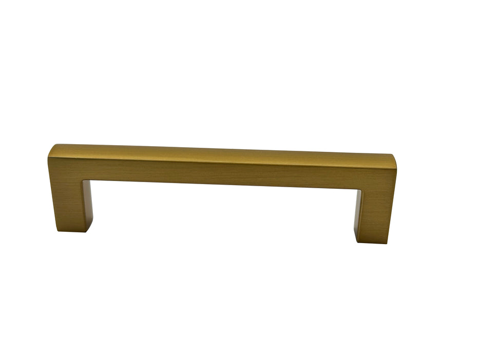 Paradise Bathworks 88104 96mm Square Pull - Aluminium- Satin Brass