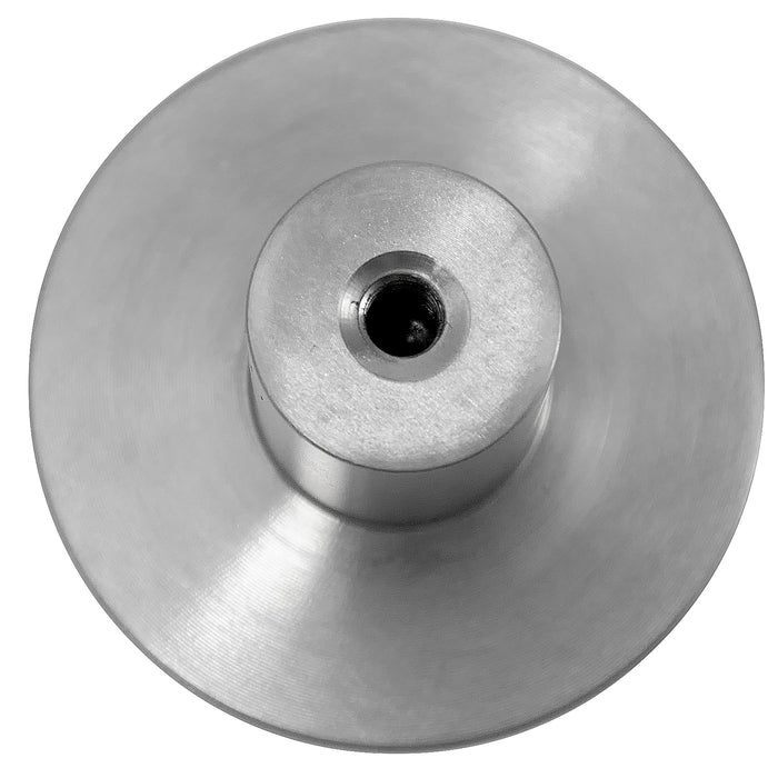 Paradise Bathworks 88907 Brickell Stainless Steel Large Flat Top Knob  - 1 1/2" (89301)