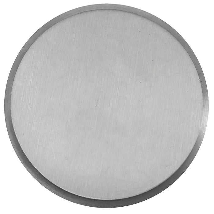 Paradise Bathworks 88907 Brickell Stainless Steel Large Flat Top Knob  - 1 1/2" (89301)
