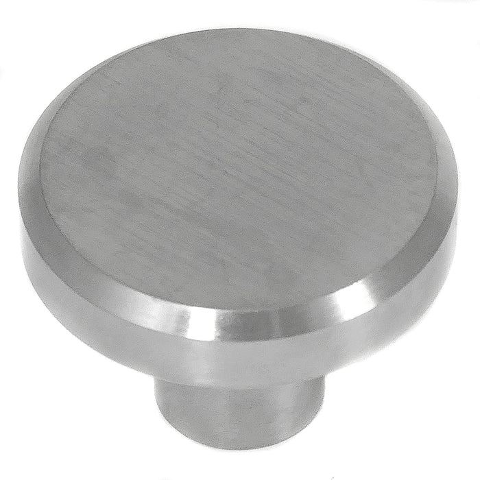 Paradise Bathworks 88908 Brickell Stainless Steel Small Flat Top Knob  - 1 1/4" (89401)