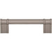 Top Knobs TK3382AG Newburn 3 3/4" Center to Center Bar Pull Ash Gray - KnobDepot