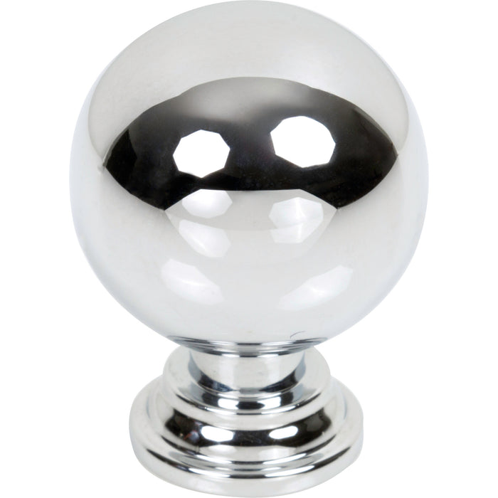Jeffrey Alexander 387PC Davis Davis 1-1/8" (29mm) Diameter Round Knob Polished Chrome