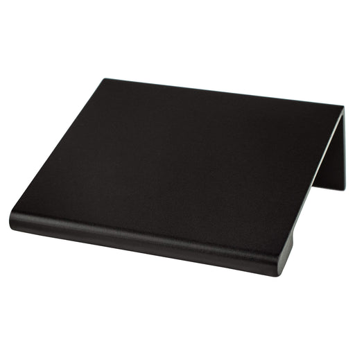 Berenson 9002-4055-P Contemporary Advantage Two 25.4mm CC Matte Black Edge Pull - KnobDepot
