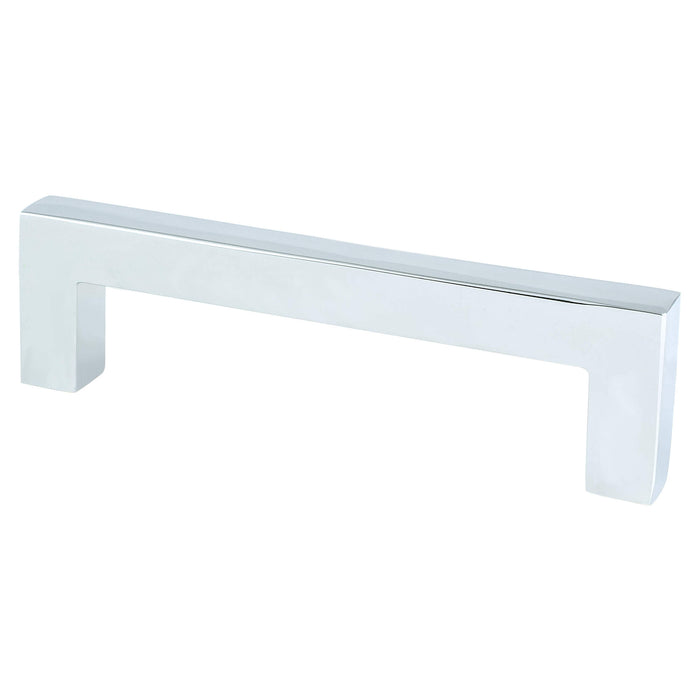 Berenson 9010-4026-P Contemporary Advantage One 96mm CC Polished Chrome Square Pull - KnobDepot
