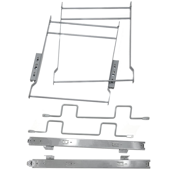 Paradise Bathworks 90101 20L Double-Bottom Mount- Pull-Out  Waste Bin w Door Mounting Kit