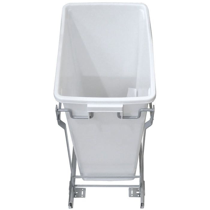 Paradise Bathworks 90102 35L Single-Bottom Mount- Pull-Out  Waste Bin w Door Mounting Kit
