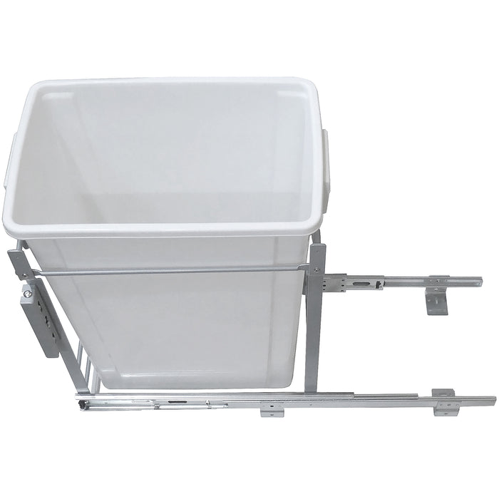 Paradise Bathworks 90102 35L Single-Bottom Mount- Pull-Out  Waste Bin w Door Mounting Kit