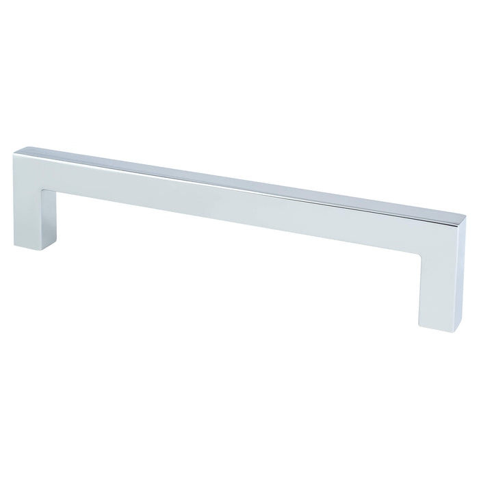 Berenson 9013-4026-P Contemporary Advantage One 128mm CC Polished Chrome Square Pull - KnobDepot