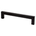 Berenson 9014-4055-P Contemporary Advantage One 128mm CC Matte Black Square Pull - KnobDepot