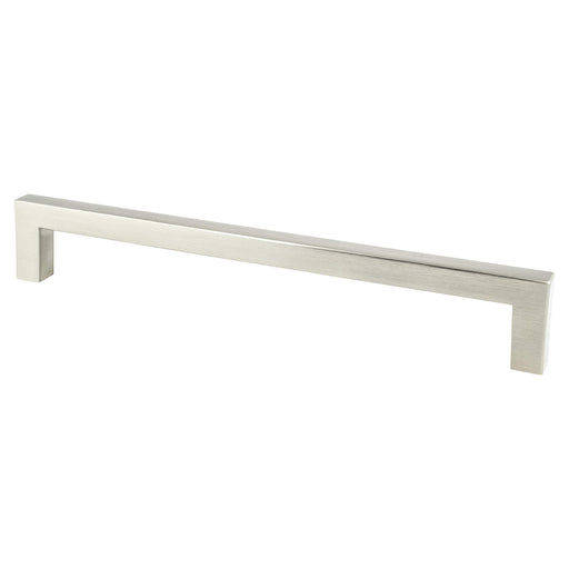 Berenson 9018-4BPN-P Contemporary Advantage One 192mm CC Brushed Nickel Square Pull - KnobDepot
