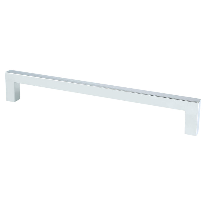 Berenson 9019-4026-P Contemporary Advantage One 192mm CC Polished Chrome Square Pull - KnobDepot