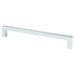 Berenson 9019-4026-P Contemporary Advantage One 192mm CC Polished Chrome Square Pull - KnobDepot