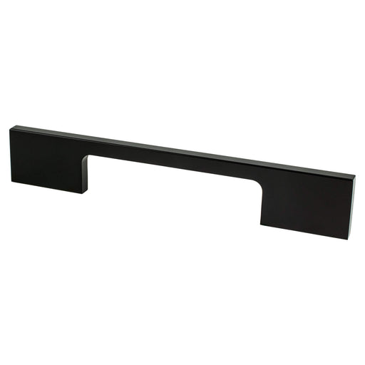 Berenson 9024-4055-P Contemporary Advantage Two 96mm CC Matte Black Rectangle Pull - KnobDepot
