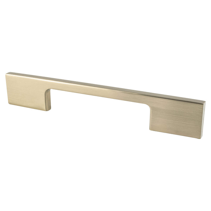 Berenson 9033-40CZ-P Contemporary Advantage Two 96mm CC Champagne Rectangle Pull - KnobDepot