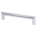 Berenson 9045-1026-P Transitional Advantage Four 128mm CC Polished Chrome Bar Pull - KnobDepot