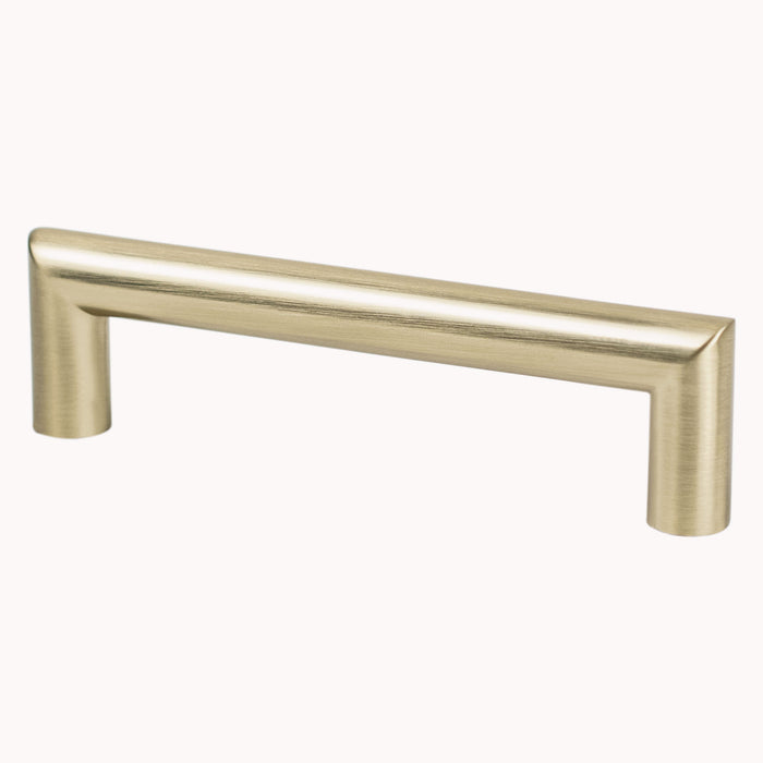 Berenson 9046-10CZ-P Transitional Advantage Four 96mm CC Champagne Bar Pull - KnobDepot