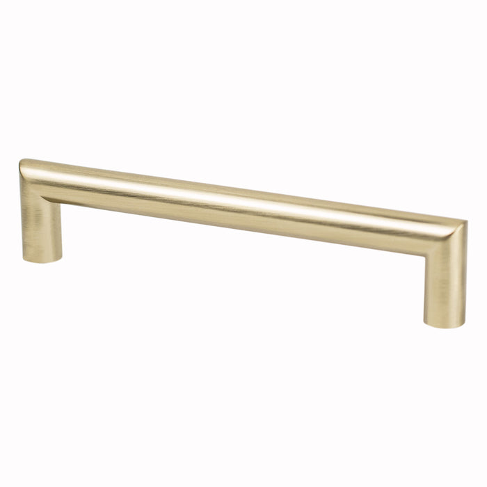 Berenson 9047-10CZ-P Transitional Advantage Four 128mm CC Champagne Bar Pull - KnobDepot