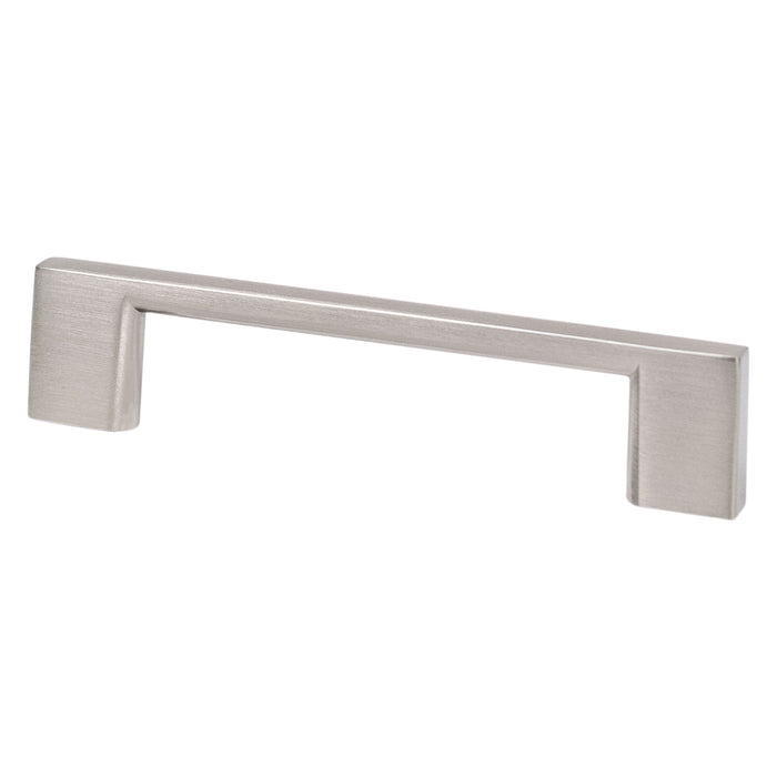 Berenson 9048-4BPN-P Transitional Advantage Four 96mm CC Brushed Nickel Rectangle Pull - KnobDepot