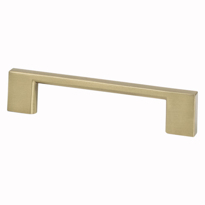 Berenson 9051-40CZ-P Transitional Advantage Four 96mm CC Champagne Rectangle Pull - KnobDepot