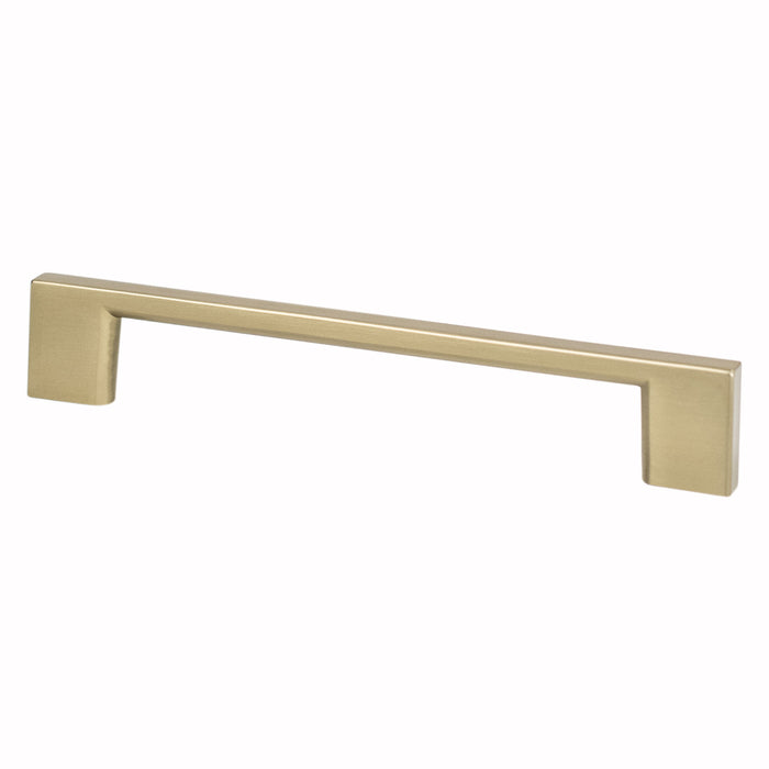 Berenson 9055-40CZ-P Transitional Advantage Four 128mm CC Champagne Rectangle Pull - KnobDepot