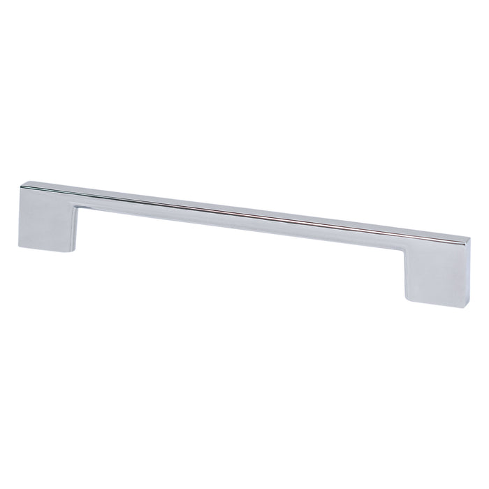 Berenson 9058-4026-P Transitional Advantage Four 160mm CC Polished Chrome Rectangle Pull - KnobDepot