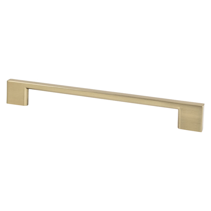 Berenson 9063-40CZ-P Transitional Advantage Four 192mm CC Champagne Rectangle Pull - KnobDepot