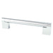 Berenson 9112-1026-P Contemporary Advantage Three 128mm CC Polished Chrome Bar Pull - KnobDepot