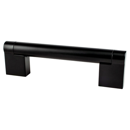 Berenson 9118-1055-P Contemporary Advantage Three 96mm CC Matte Black Bar Pull - KnobDepot
