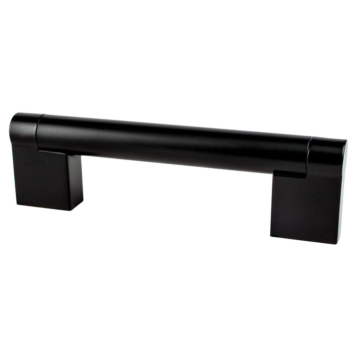 Berenson 9118-1055-P Contemporary Advantage Three 96mm CC Matte Black Bar Pull - KnobDepot